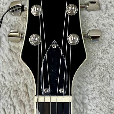 Gretsch Electromatic Premier Solid Body Jet, Ebony Fretboard, Vintage Pearl Finish image 5