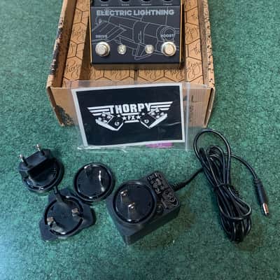 ThorpyFX Electric Lightning Chris Buck Signature Overdrive 2024 - Present - Black / Brown image 4