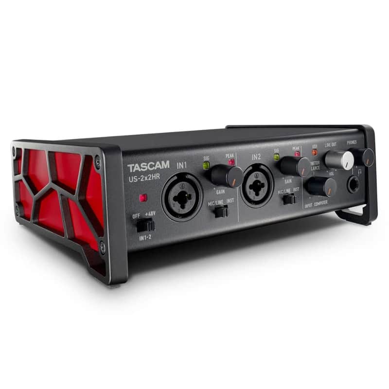 Tascam US-2x2HR 2 x 2 High Resolution USB Audio Interface image 1