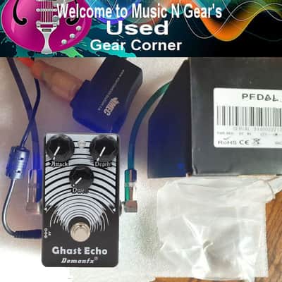 Demonfx Ghast Echo(Chamber)Springy Reverb Guitar Effect Pedal