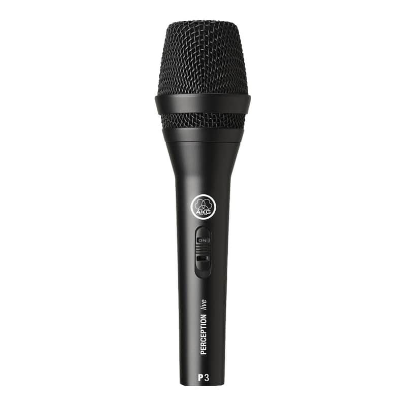 AKG P3 S Rugged Performance Microphone for Backing Vocals Instruments with On Off Switch image 1