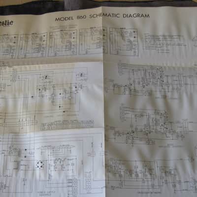 Leslie Speaker Model 860 Schematic image 1