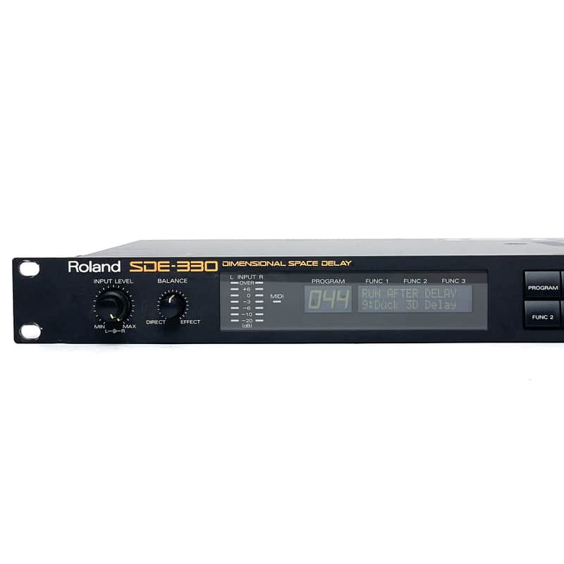 Roland SDE-330 w/New Internal Battery Rare Dimensional Space Delay