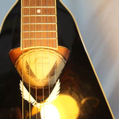 Dean V-Coustic Thin Body Acoustic-Electric Guitar 2010 Ebony image 8