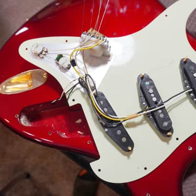 1999 Fender Japan Chris Impellitteri Signature Stratocaster ST68G-115CI Candy Apple Red CIJ image 18