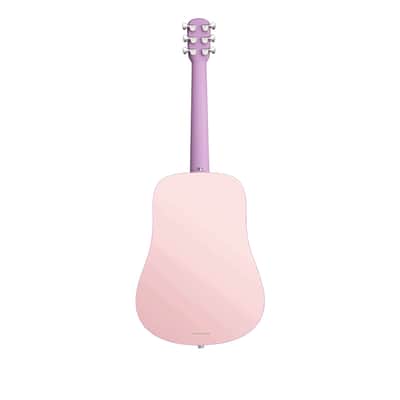 Mint Lava Music BLUE LAVA Touch Acoustic-Electric Guitar, Coral Pink w/ AirFlow Bag image 4