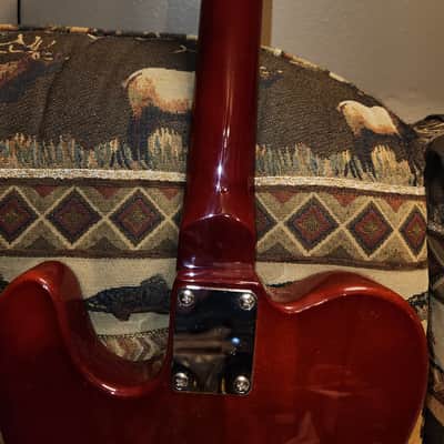 Telecaster Style Zebra Wood Top and Mahogany Neck and Body image 12