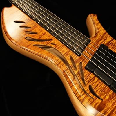 Kenneth Lawrence Instruments Custom Chambered Brase II 5st/34 (Premium Koa Top) image 8