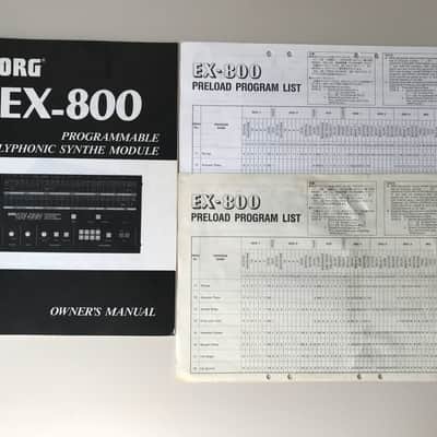 Korg EX-800 + Original Adapter + Manual image 9