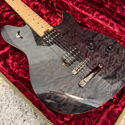 EVH WG-T Wolfgang Standard Quilt Hardtail 2010s - Transparent Black image 3