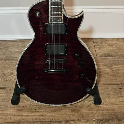 ESP LTD EC1000 2006 - See-Thru Black Cherry image 3