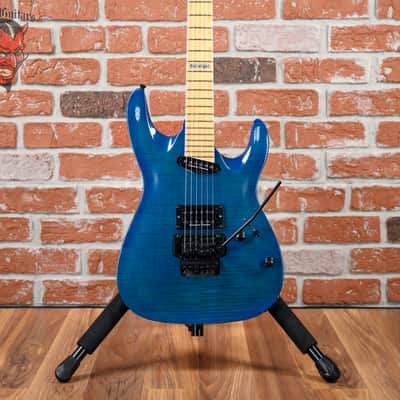 Belanger Guitar Company Custom Shop SM-1 Prototype Transparent Blue 2000s w/Gigbag image 1