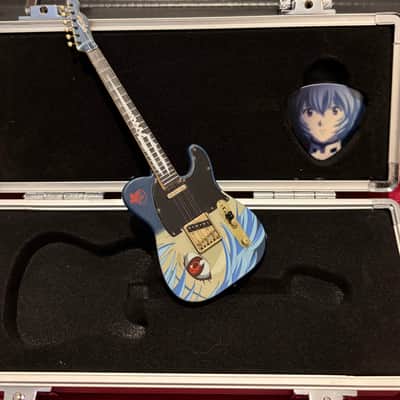 F-toys Fender x Evangelion Rei-Telecaster Type02 1/8 Scale Miniature Guitar Complete Set image 4