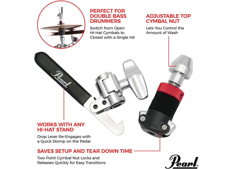 Pearl HCL-205DQR Rapid Lock Hi-Hat Drop Clutch image 1