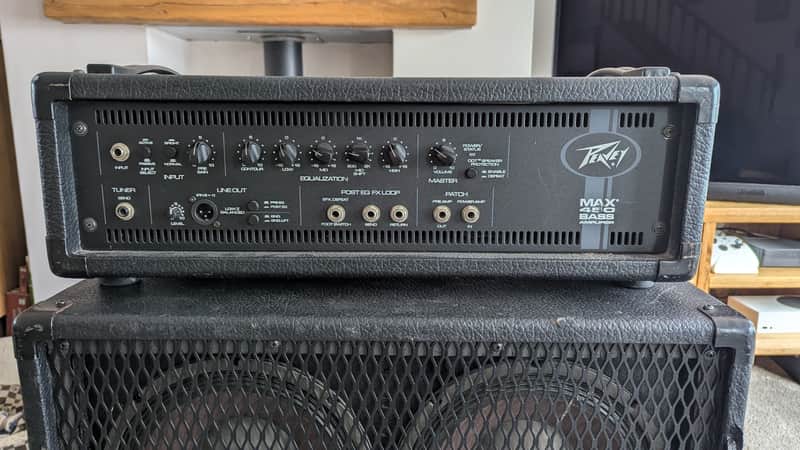 Peavey MAX 450 Bass Amplifier 450-Watt Bass Head & 410 TVX Cabinet image 1