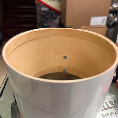 Pearl Marching Percussion Snare Shell 10.5"x14" White Gloss image 6