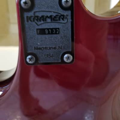 Kramer Night Swan 80's Burgandy image 12