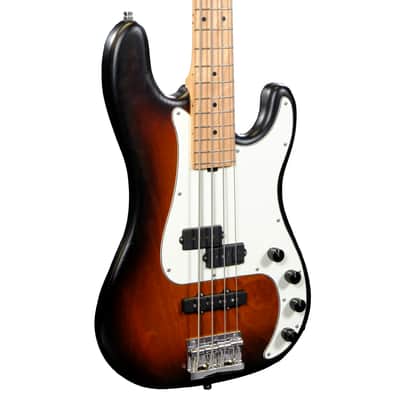 Used Sadowsky MetroLine 21-fret Hybrid P/J Bass, Swamp Ash Body, 4-string - Almond Sunburst Transparent Satin image 5