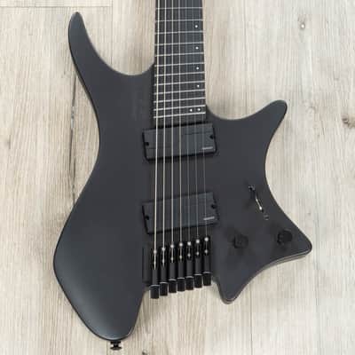 Strandberg Boden Metal NX 7 7-String Multi-Scale Headless Guitar, Black Granite image 2