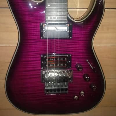 Schecter Blackjack SLS C-1 FR Sustainiac 2015 - see through purple image 7