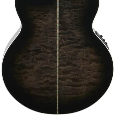 Michael Kelly Dragonfly 4 Acoustic-Electric Bass Guitar, Pau Ferro Fingerboard, Smoke Burst image 5