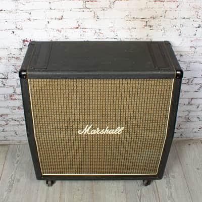 Marshall - 1973 4x12 Guitar Cabinet Celestion T1221/ G12M Greenbacks - VINTAGE image 2