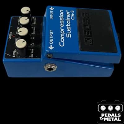 Boss CS-3 Compression Sustainer (Black Label) 1986 - 1992 - Blue - X18676 image 4
