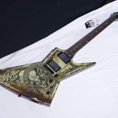 DEAN Dave Mustaine Zero "In Deth We Trust" electric GUITAR Z Graphic Top w/ CASE image 3