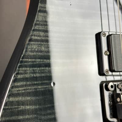 Used ESP LTD Deluxe M-1000 Trans Black TSU24827 image 8