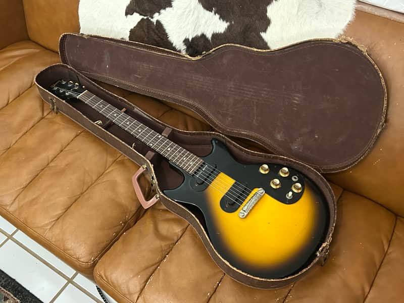 Vintage Gibson Melody Maker D Dual Pickup 1964 Sunburst Original Case