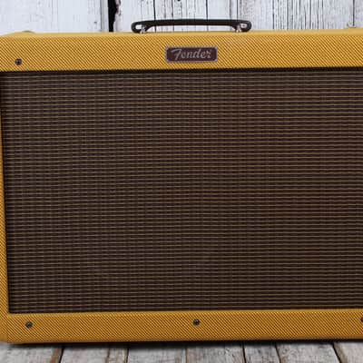 Fender Blues Deluxe Reissue Electric Guitar Amplifier Tweed w Footswtich & Cover image 1