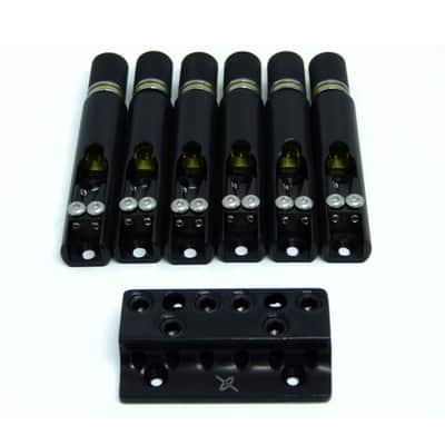 Nova Guitar Parts Single String Headless Bass Bridge-6 / Brass image 9