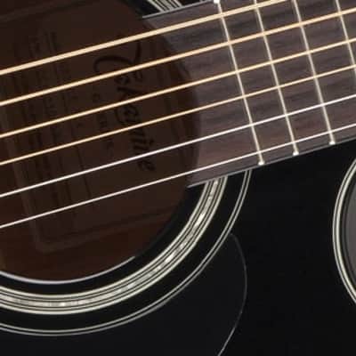 Takamine GD30CE-BLK 6 String Black Dreadnought Acoustic Electric Guitar image 4