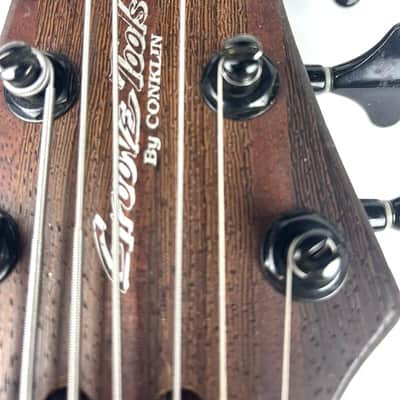 Conklin GT7 7 String Electric Bass Guitar w/ High End Electronics & Gig Bag image 6