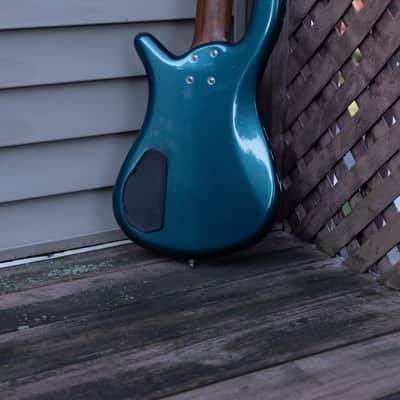 Warwick Streamer LX5 2016 - Petrol Blue Metallic image 13