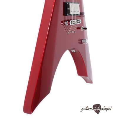 Kramer Nite V Plus Charlie Parra Signature Electric Guitar – Candy Apple Red image 3