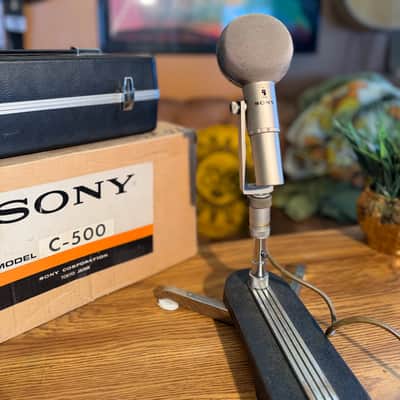 Vintage Sony C-500 Condenser Microphone -1970’s (#6) *Rare (like U47fet) image 2