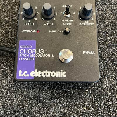 TC Electronic Stereo Chorus + Pitch Modulator & Flanger Guitar Effects Pedal 1991 - 2016 - Black image 1