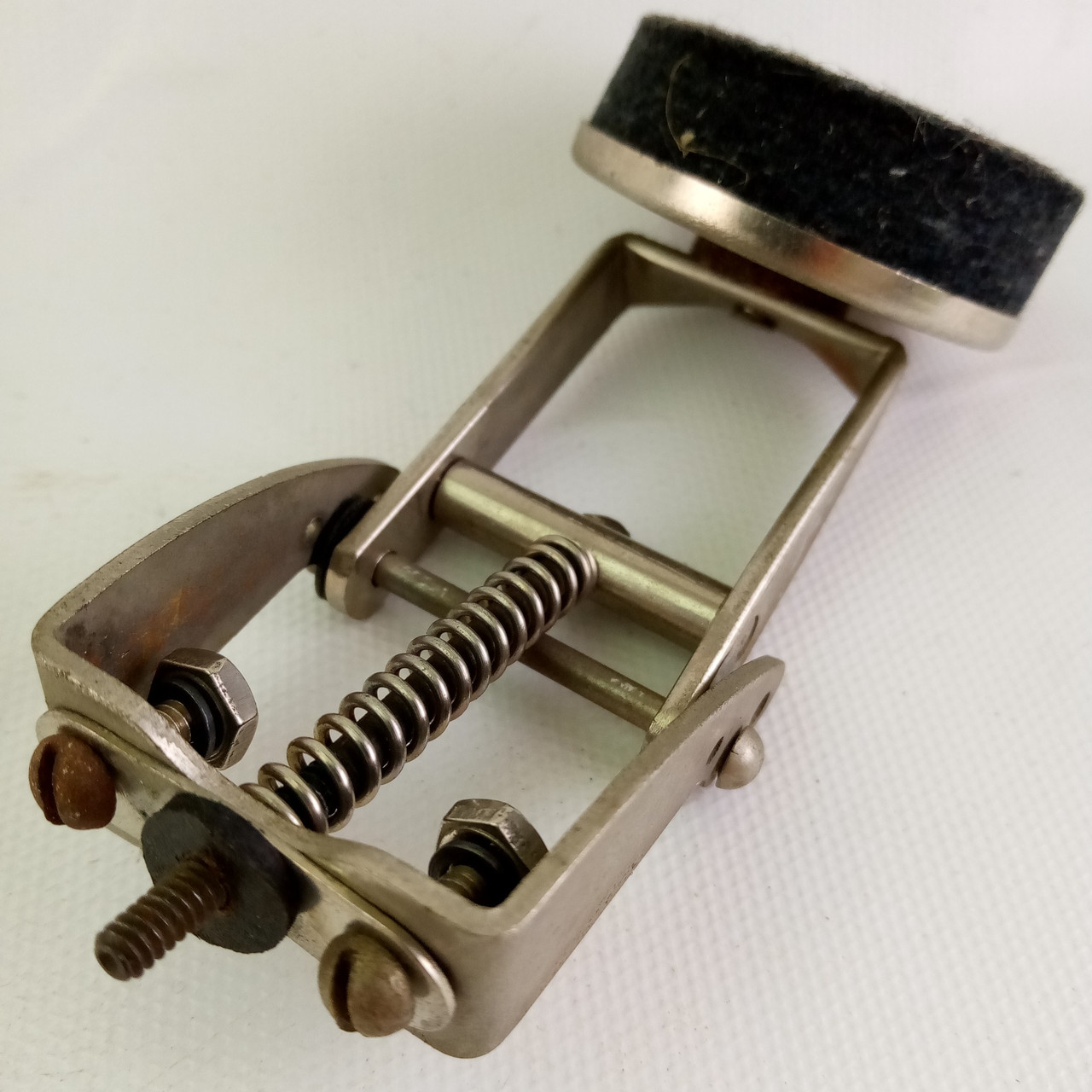 Leedy & Ludwig Muffler Snare/Tom Drum Nickel Tone Control Vintage 30s-40s USA — main photograph