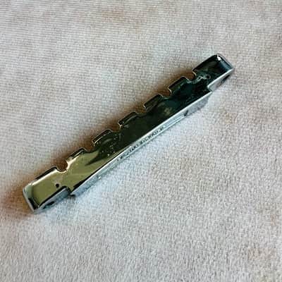 Gibson ABR-1 Bridge Base Patent Number w/ Foundry Mark 1966-1970 - Chrome image 2