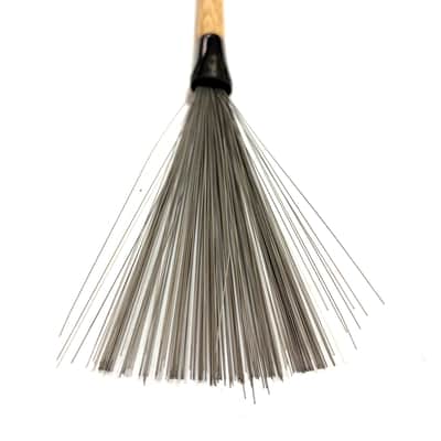Single Vater VWTW Wire Tap Wood Handle Drum Brush - FIXED WIRE (ONE BRUSH ONLY) image 4
