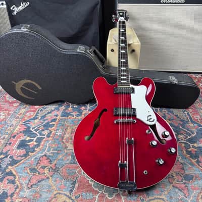 Epiphone Riviera Reissue Cherry Mini Humbuckers Peerless - 2001 image 8