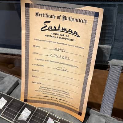 Eastman SB59/TV Classic incl. Case image 15