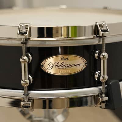 Pearl PHP-1440/101 8-Ply Maple 4x14" Philharmonic Concert Snare Drum – Gloss Walnut – EXCELLENT CONDITION image 1