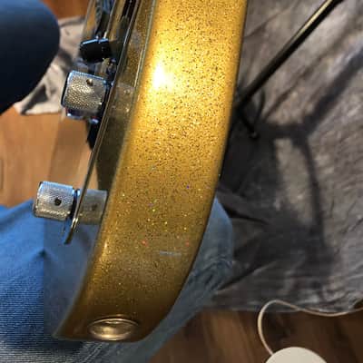 Fender Stratocaster Telecaster 1993 Gold Sparkle GC LE 29th Anniversary Matched Set image 24