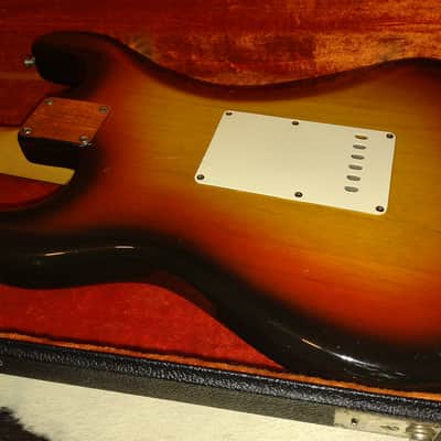 1969 Fender Stratocaster Sunburst w/Rosewood Board- All Original! Hendrix-era Strat & Case- Video Demo image 10