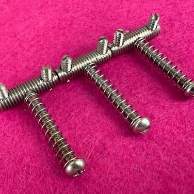 GVT® Vintage 1960s  For Fender® Telecaster® Threaded Steel Saddles – Pre-CBS Specification image 5