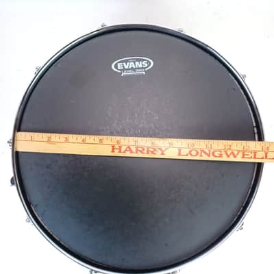 Pearl 5.5x14"Steel Shell Snare Drum 8-Lug Chrome SS Evans Onyx + Remo Ambassador image 13