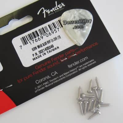 Fender Tuner Mounting Screws Chrome 0021405049 image 2