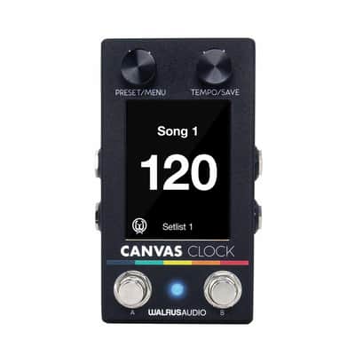Walrus Audio Canvas Clock Black image 1